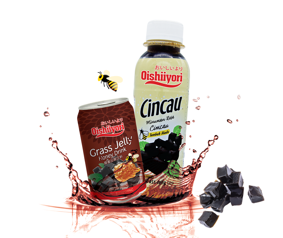 Oishiiyori > Honey Grass Jelly Flavour Drink Inmas