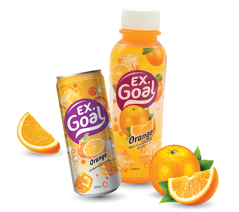 Ex. Goal > Orange Carbonated Drink & NonCarbonated Drink Inmas